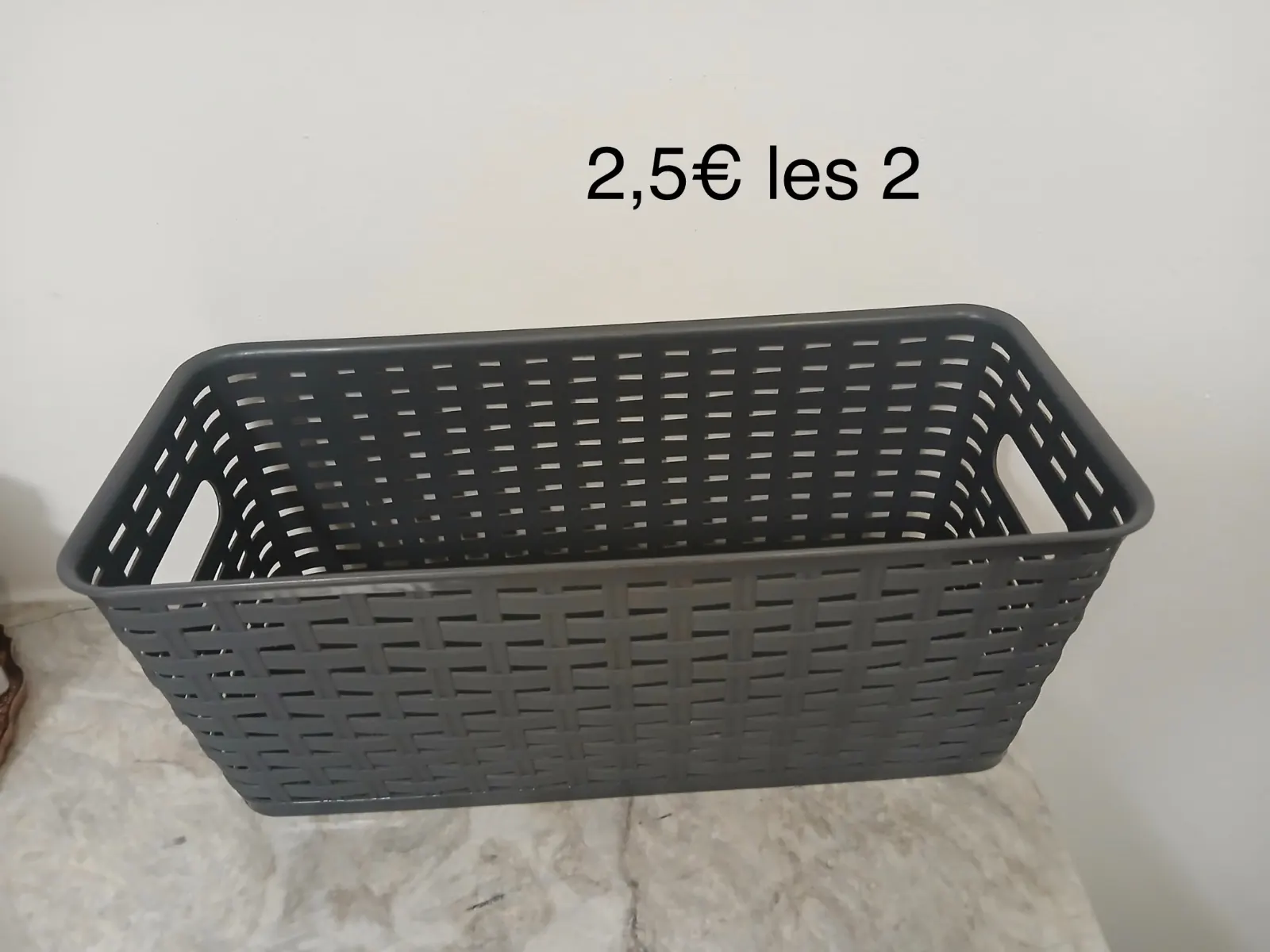Photo 3/3 — Photo de l'annonce : Paniers rangement moyens — Mamoudzou · Centre (Maison)